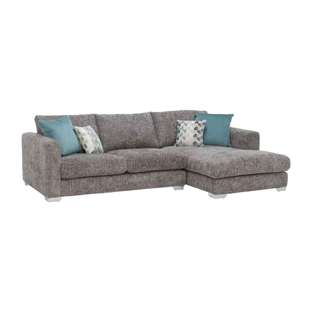 Fontella Small Right Hand Facing Chaise, Tabby Platinum – image 1