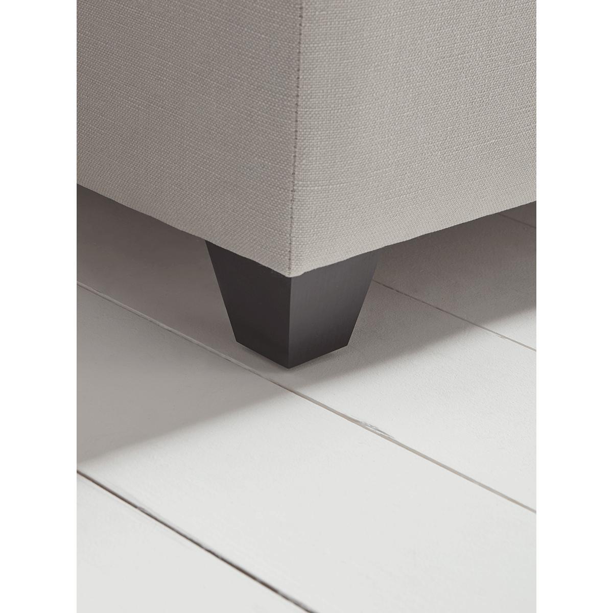 Wimbledon Chaise Sofa Ash Linen Cotton Blend - Right Hand Facing – image 6