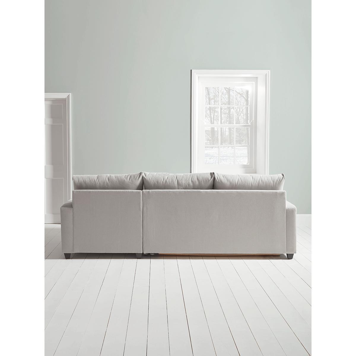Wimbledon Chaise Sofa Ash Linen Cotton Blend - Right Hand Facing – image 8