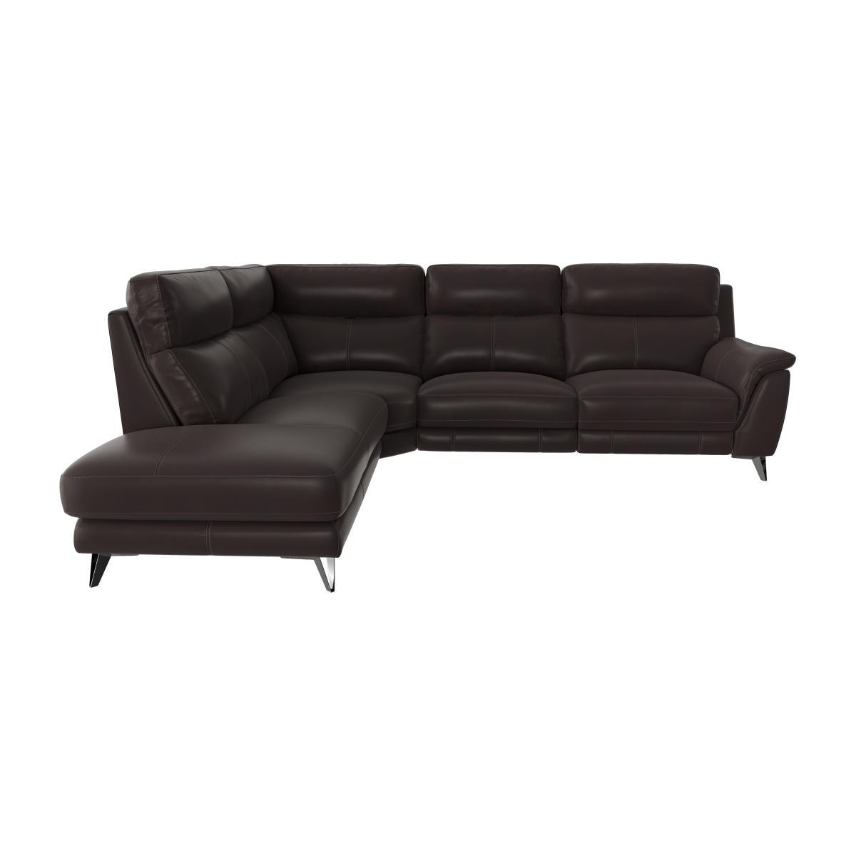 Contempo Chaise End Leather Sofa – image 1