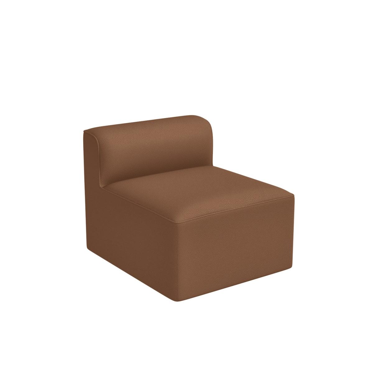 Large 4 Seater Modular Sofa in Tan Faux Leather with Left Facing Chaise - Hendrix – image 5