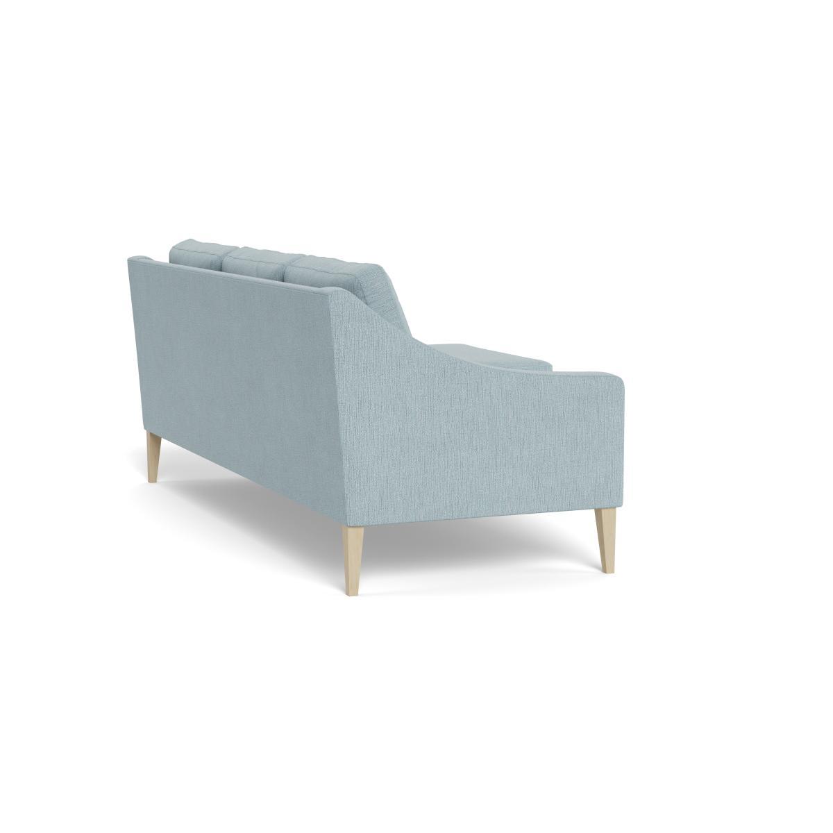 Heal's Richmond Corner Chaise Sofa Smart Linen Mix Duck Egg Black - Heal's UK Furniture – image 4