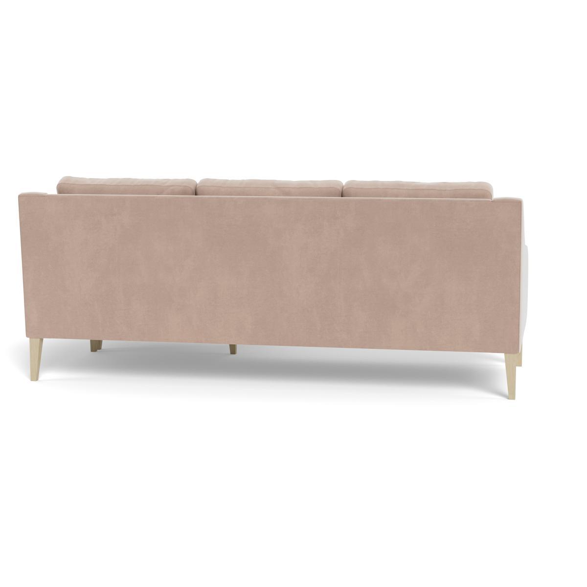 Heal's Richmond Corner Chaise Sofa Smart Velvet Pebble Tinted Ash Feet - Heal's UK Furniture – image 5