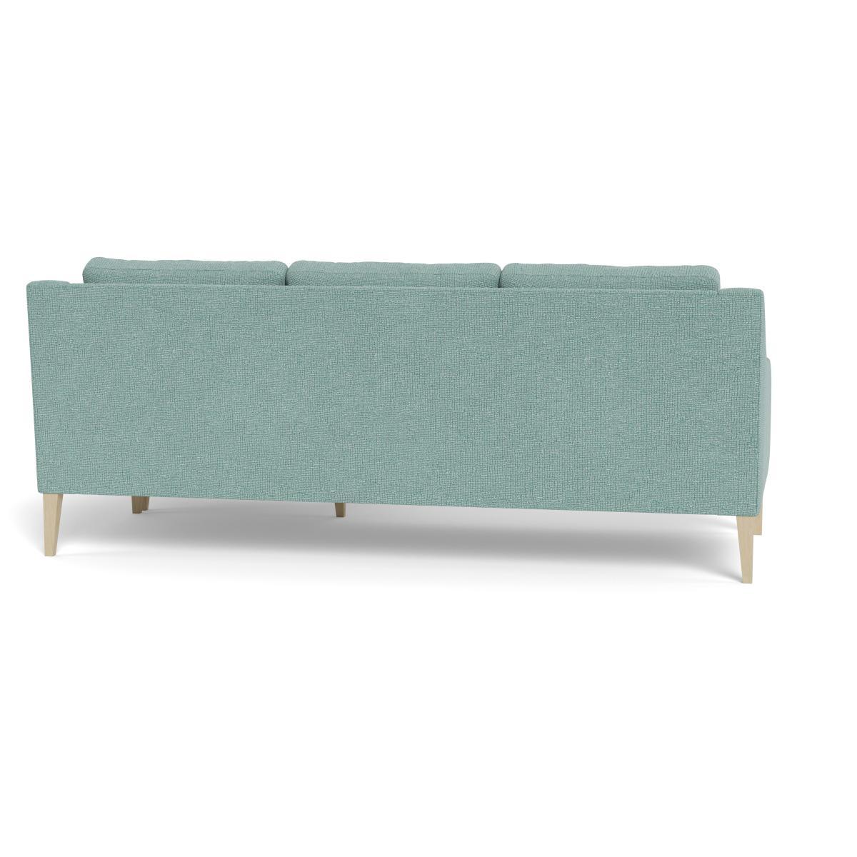 Heal's Richmond Corner Chaise Sofa Tejo Recycled Teal Tinted Ash Feet - Heal's UK Furniture – image 5