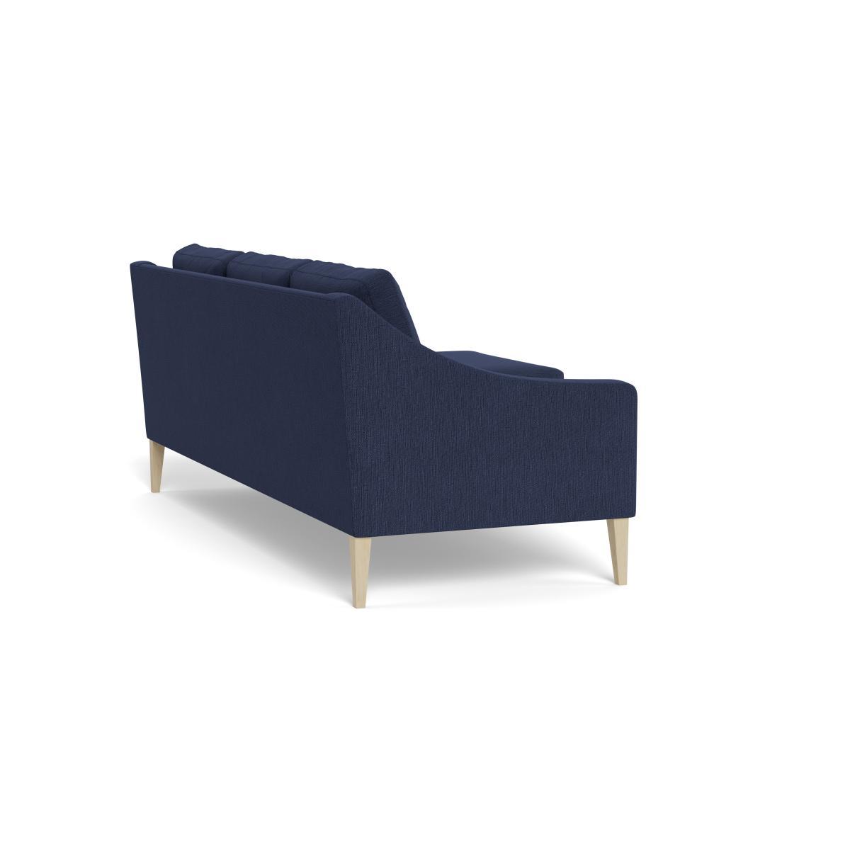 Heal's Richmond Corner Chaise Sofa Smart Linen Mix Navy Black - Heal's UK Furniture – image 4
