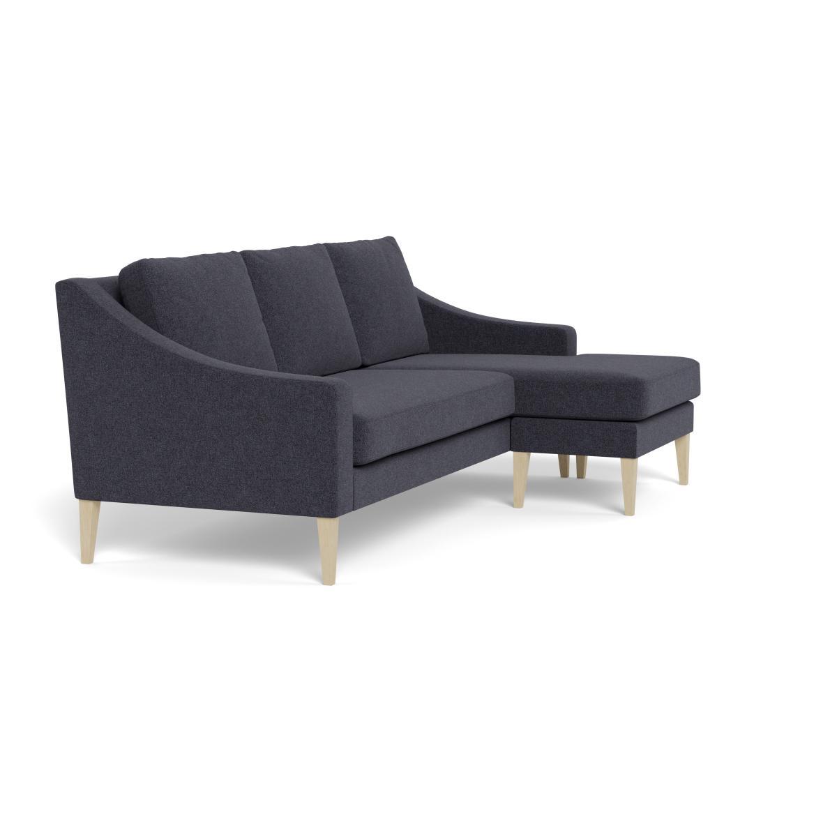 Heal's Richmond Corner Chaise Sofa Texture Soot Tinted Ash Feet - Heal's UK Furniture – image 2