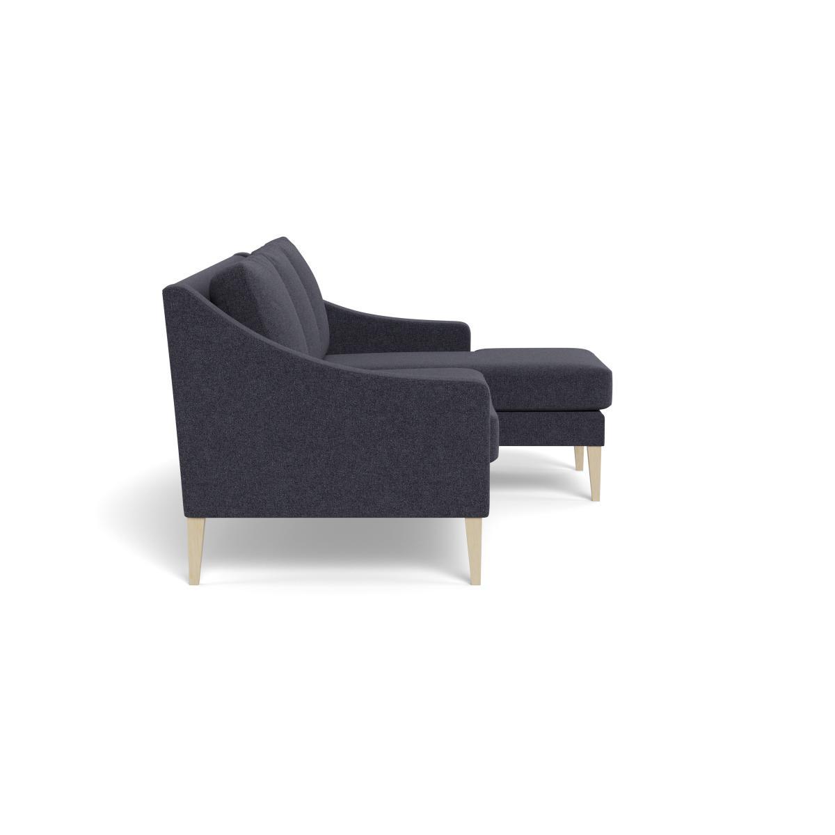 Heal's Richmond Corner Chaise Sofa Texture Soot Tinted Ash Feet - Heal's UK Furniture – image 3
