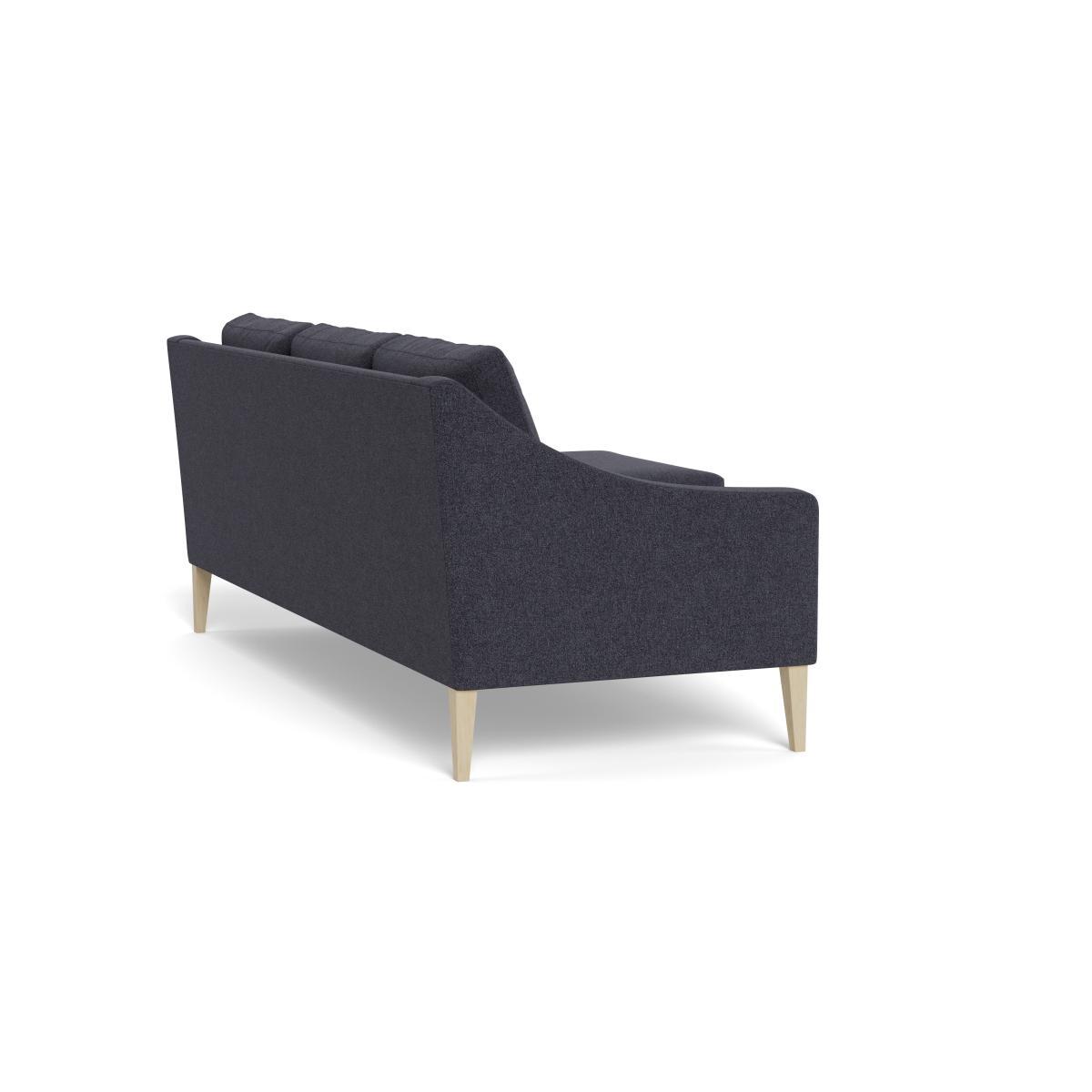 Heal's Richmond Corner Chaise Sofa Texture Soot Tinted Ash Feet - Heal's UK Furniture – image 4