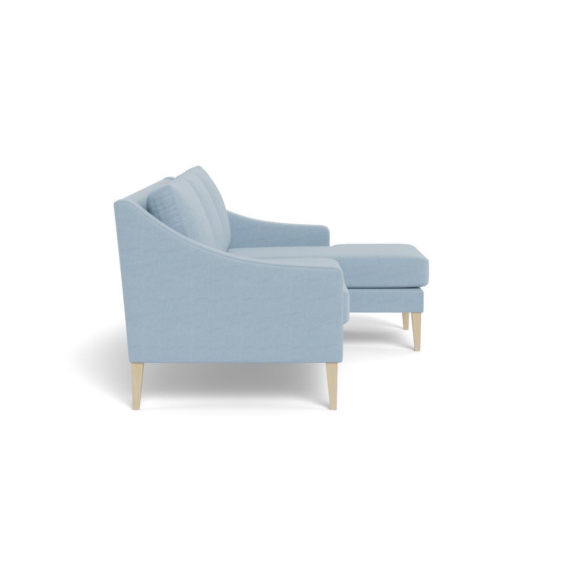 Heal's Richmond Corner Chaise Sofa Capelo LinenCotton Sea Shanty Black Feet - Heal's UK Furniture – image 3