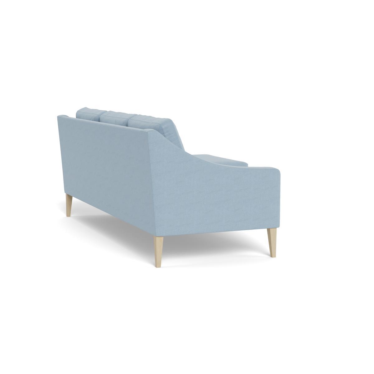 Heal's Richmond Corner Chaise Sofa Capelo LinenCotton Sea Shanty Black Feet - Heal's UK Furniture – image 4