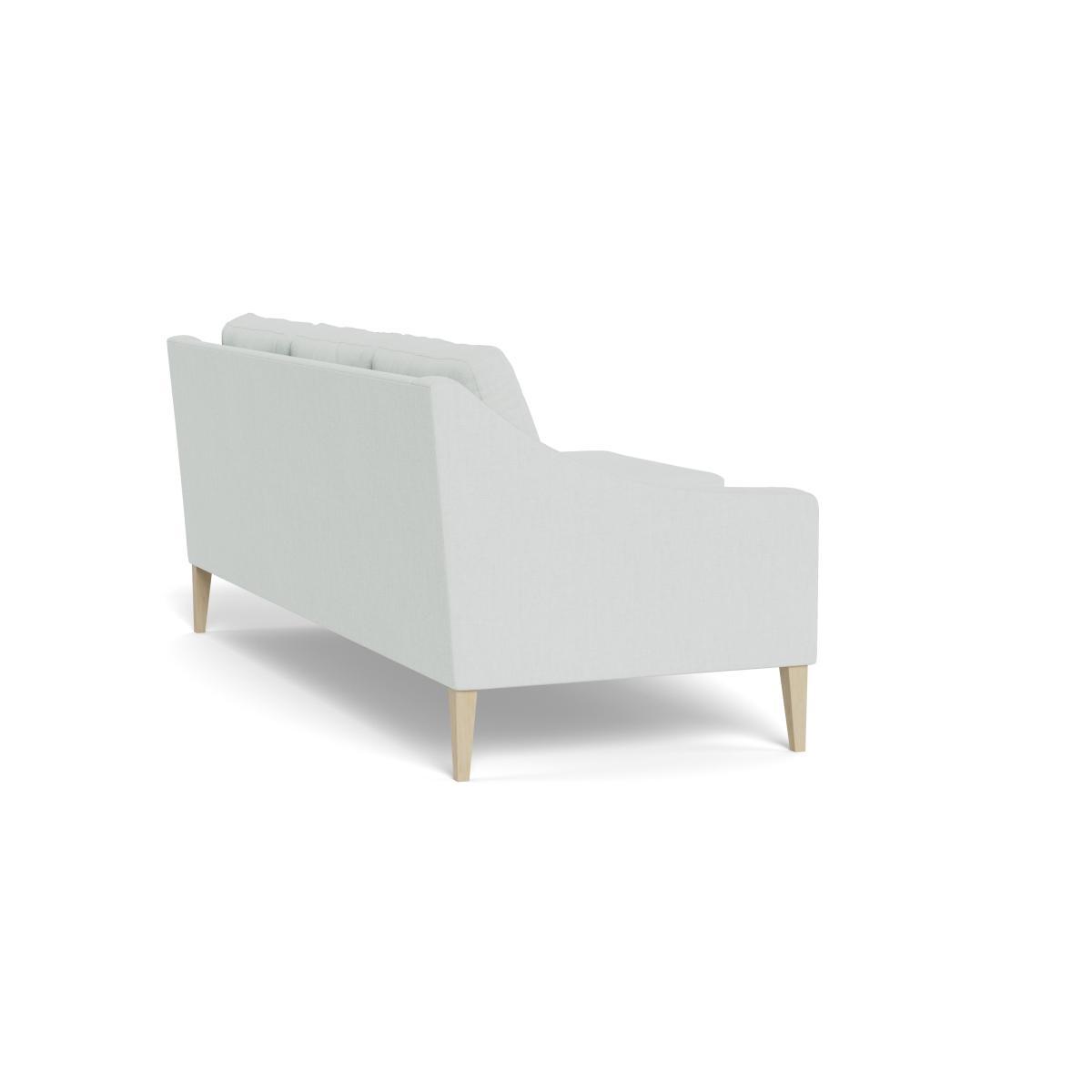 Heal's Richmond Corner Chaise Sofa Broad Weave Tin Natural Ash Feet - Heal's UK Furniture – image 4