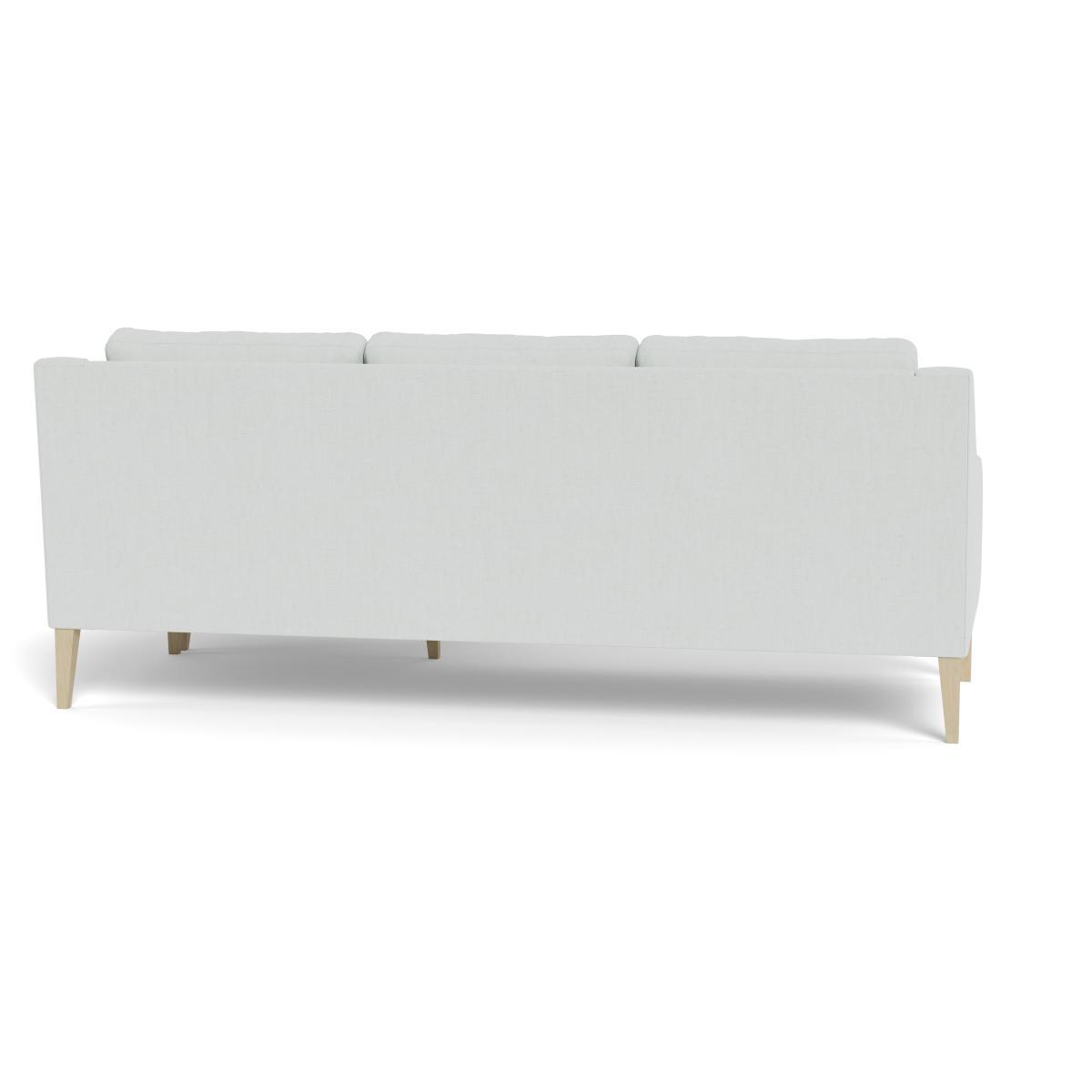 Heal's Richmond Corner Chaise Sofa Broad Weave Tin Natural Ash Feet - Heal's UK Furniture – image 5