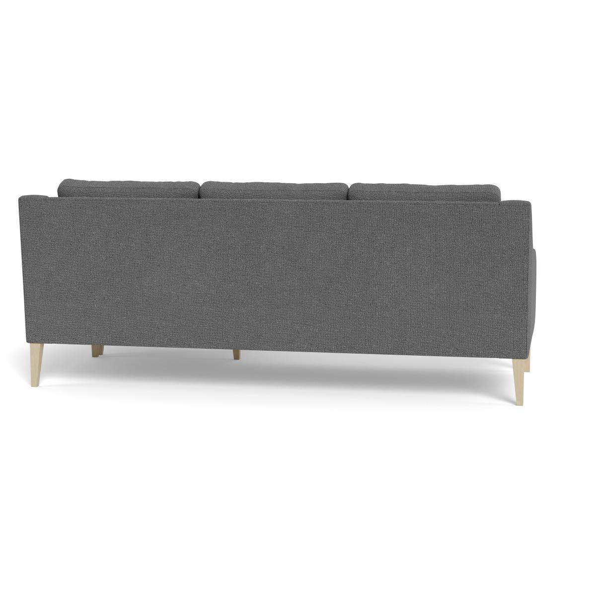 Heal's Richmond Corner Chaise Sofa Tejo Recycled Noir Natural Feet - Heal's UK Furniture – image 5