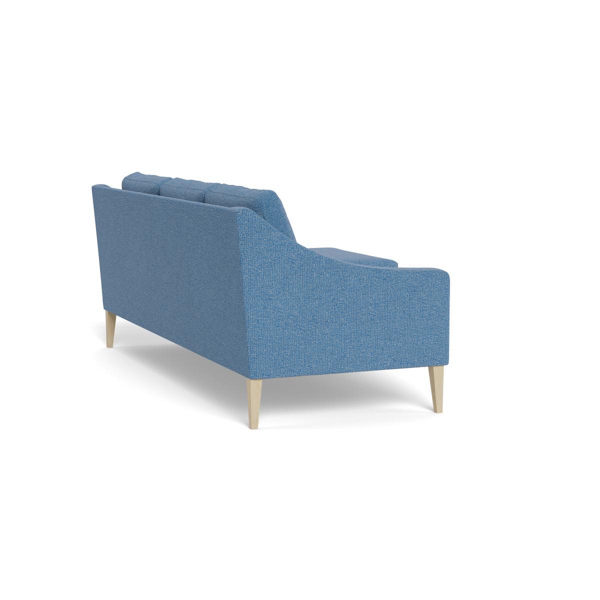 Heal's Richmond Corner Chaise Sofa Tejo Recycled Cobalt Black Feet - Heal's UK Furniture – image 4