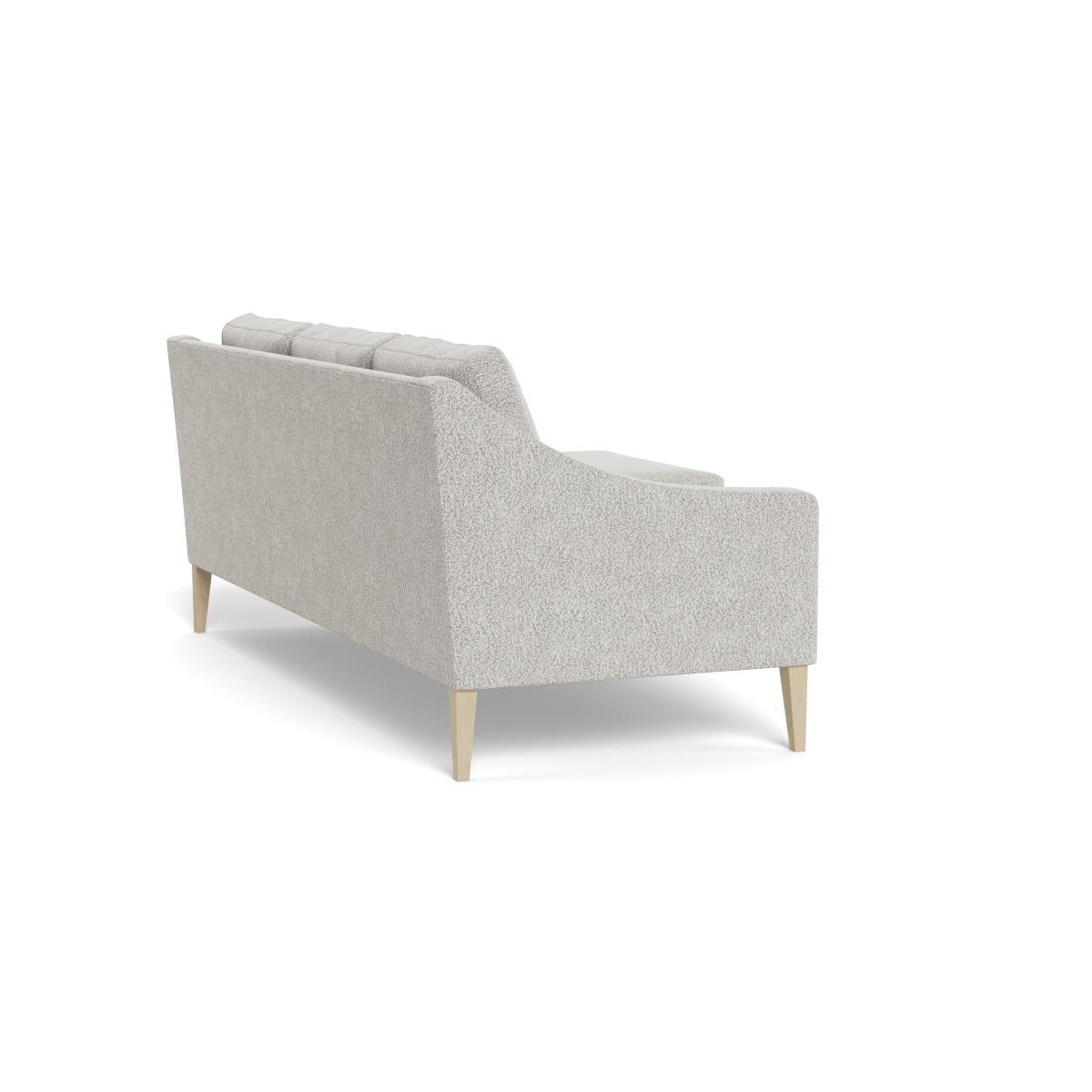 Heal's Richmond Corner Chaise Sofa Chunky Boucle Ecru Tinted Ash Feet - Heal's UK Furniture – image 4