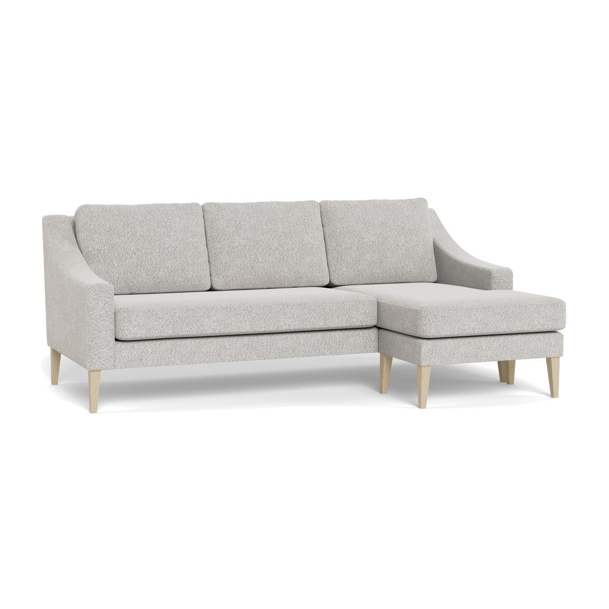 Heal's Richmond Corner Chaise Sofa Chunky Boucle Ecru Tinted Ash Feet - Heal's UK Furniture – image 1
