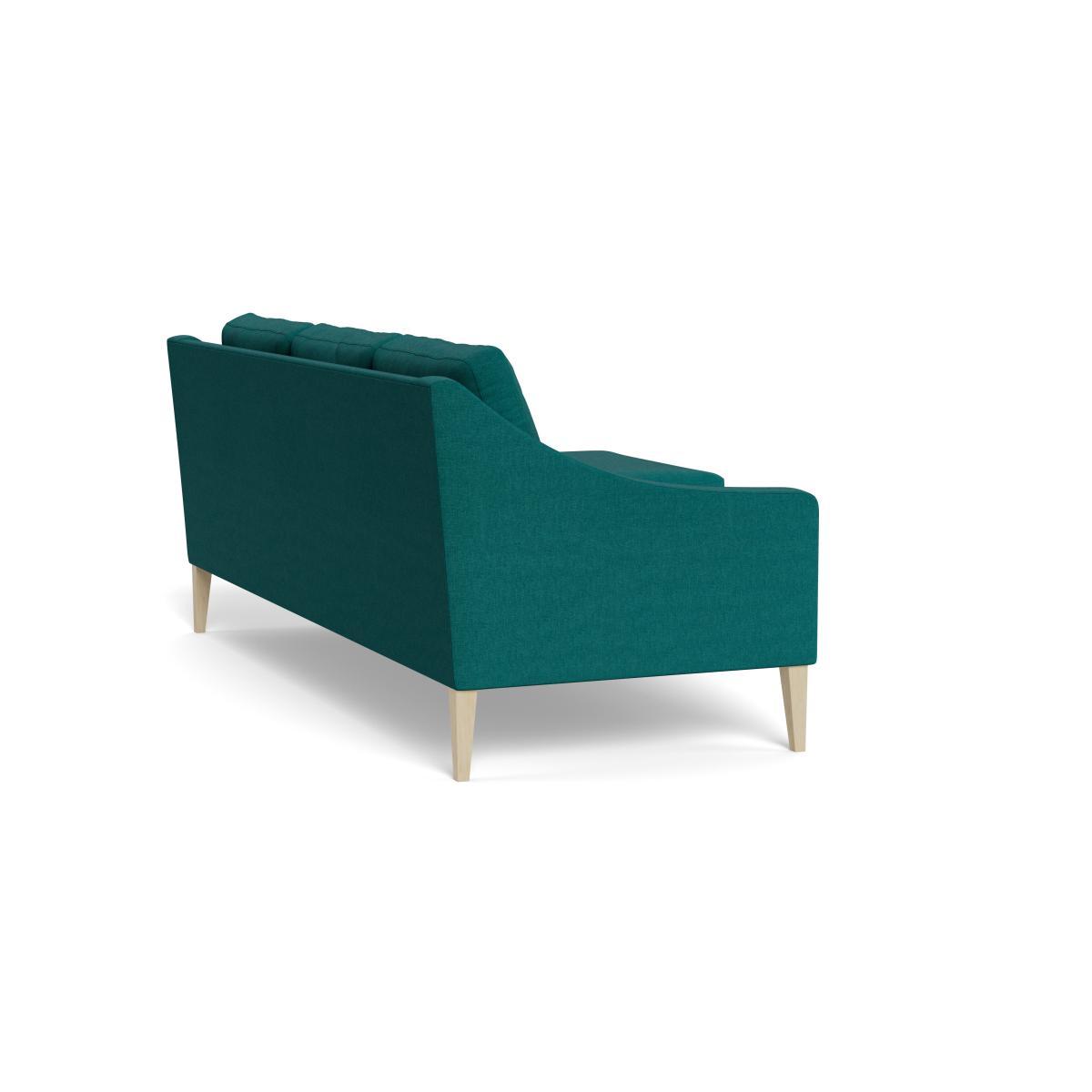 Heal's Richmond Corner Chaise Sofa Brushed Cotton Pine Black Feet - Heal's UK Furniture – image 4