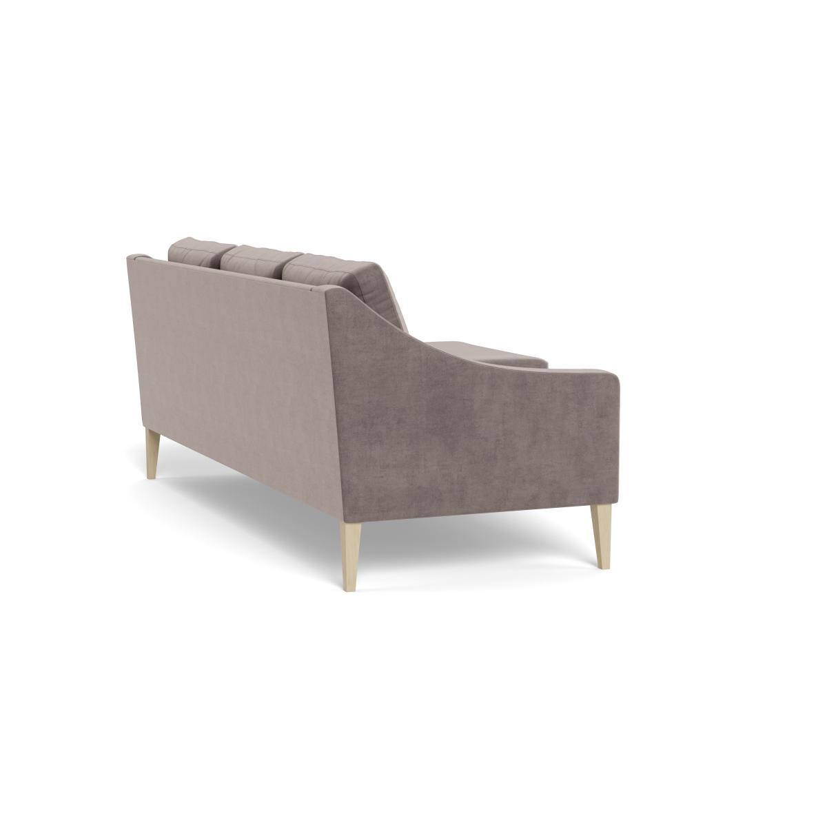 Heal's Richmond Corner Chaise Sofa Smart Luxe Velvet Mushroom Black - Heal's UK Furniture – image 4