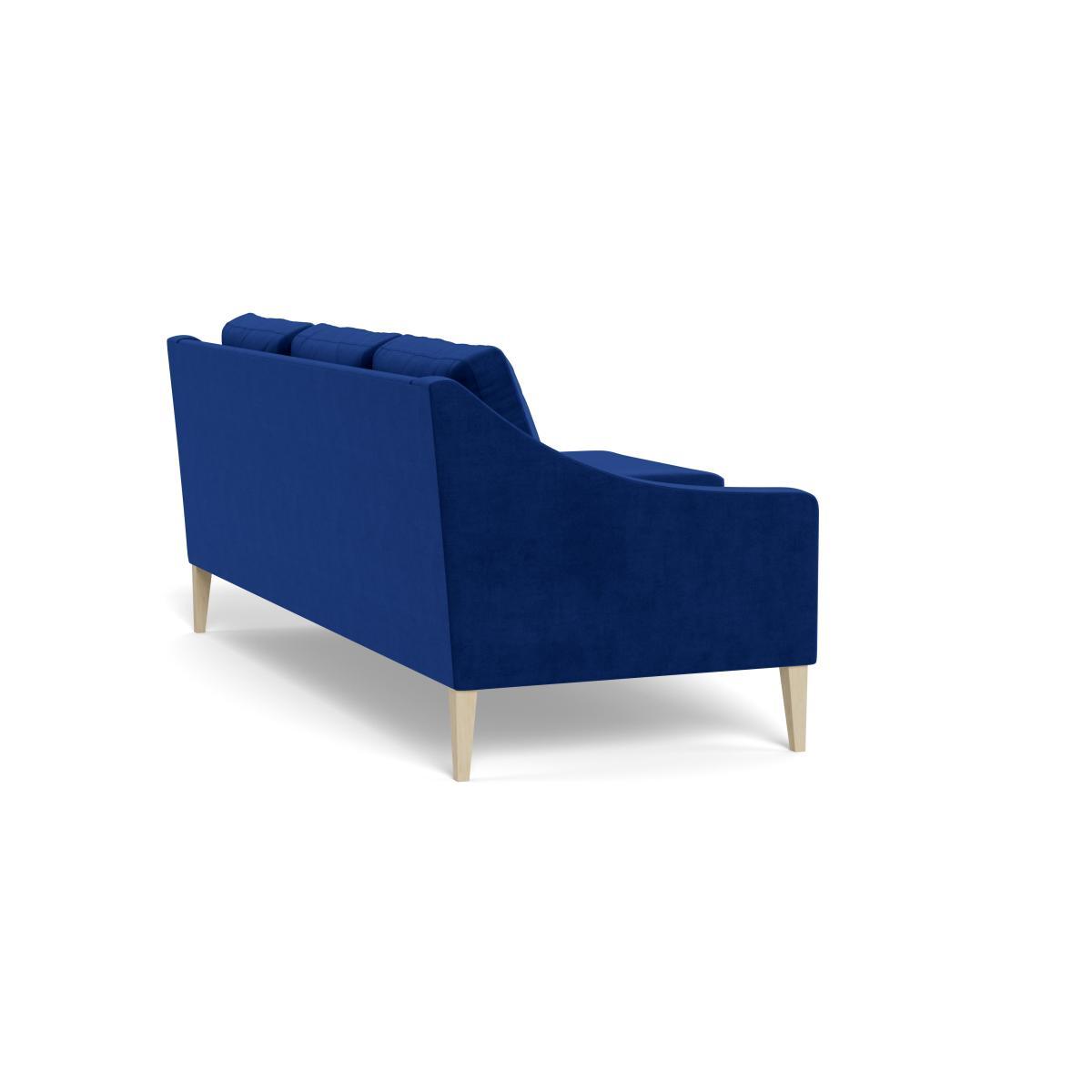 Heal's Richmond Corner Chaise Sofa Smart Luxe Velvet Azure Tinted Ash - Heal's UK Furniture – image 4
