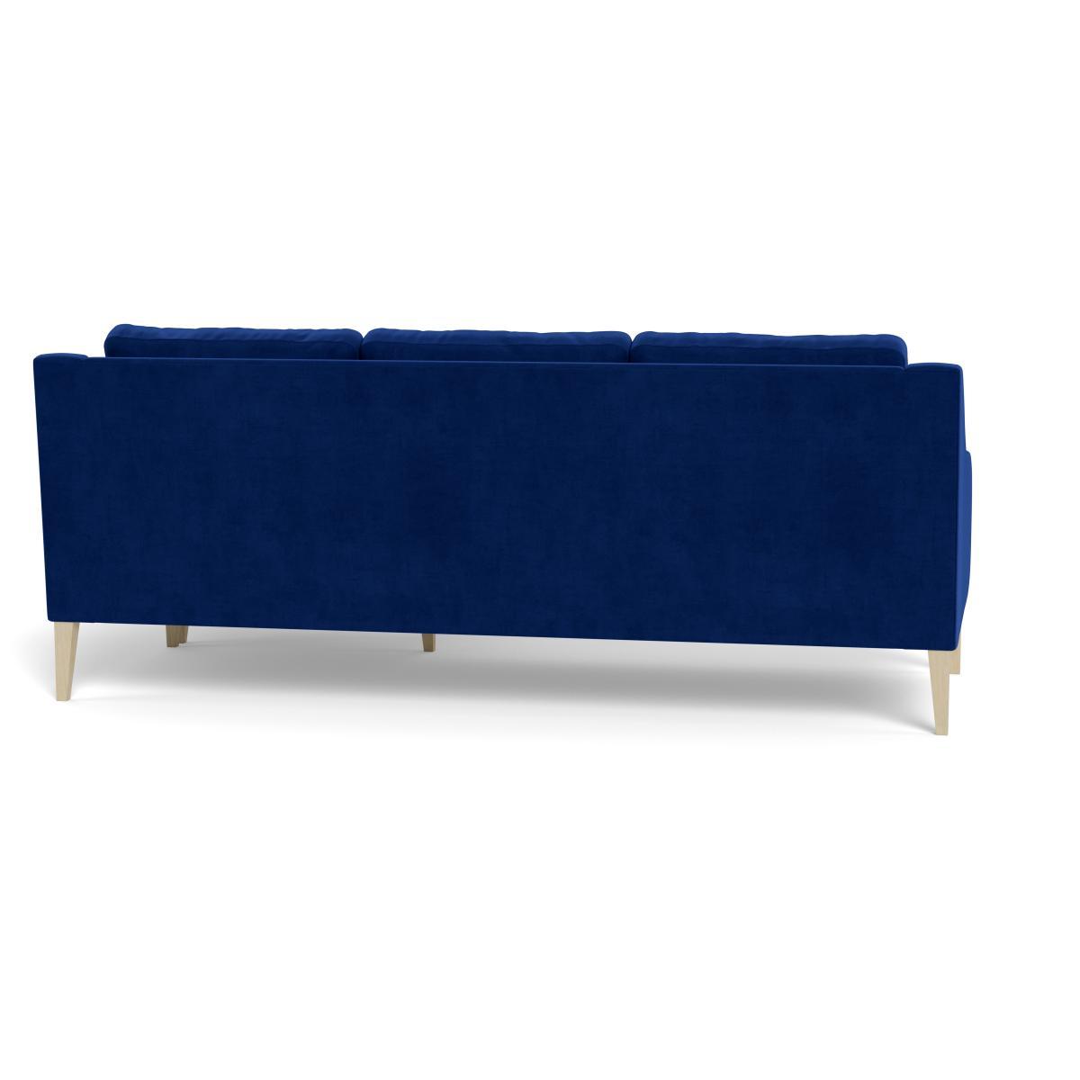 Heal's Richmond Corner Chaise Sofa Smart Luxe Velvet Azure Tinted Ash - Heal's UK Furniture – image 5