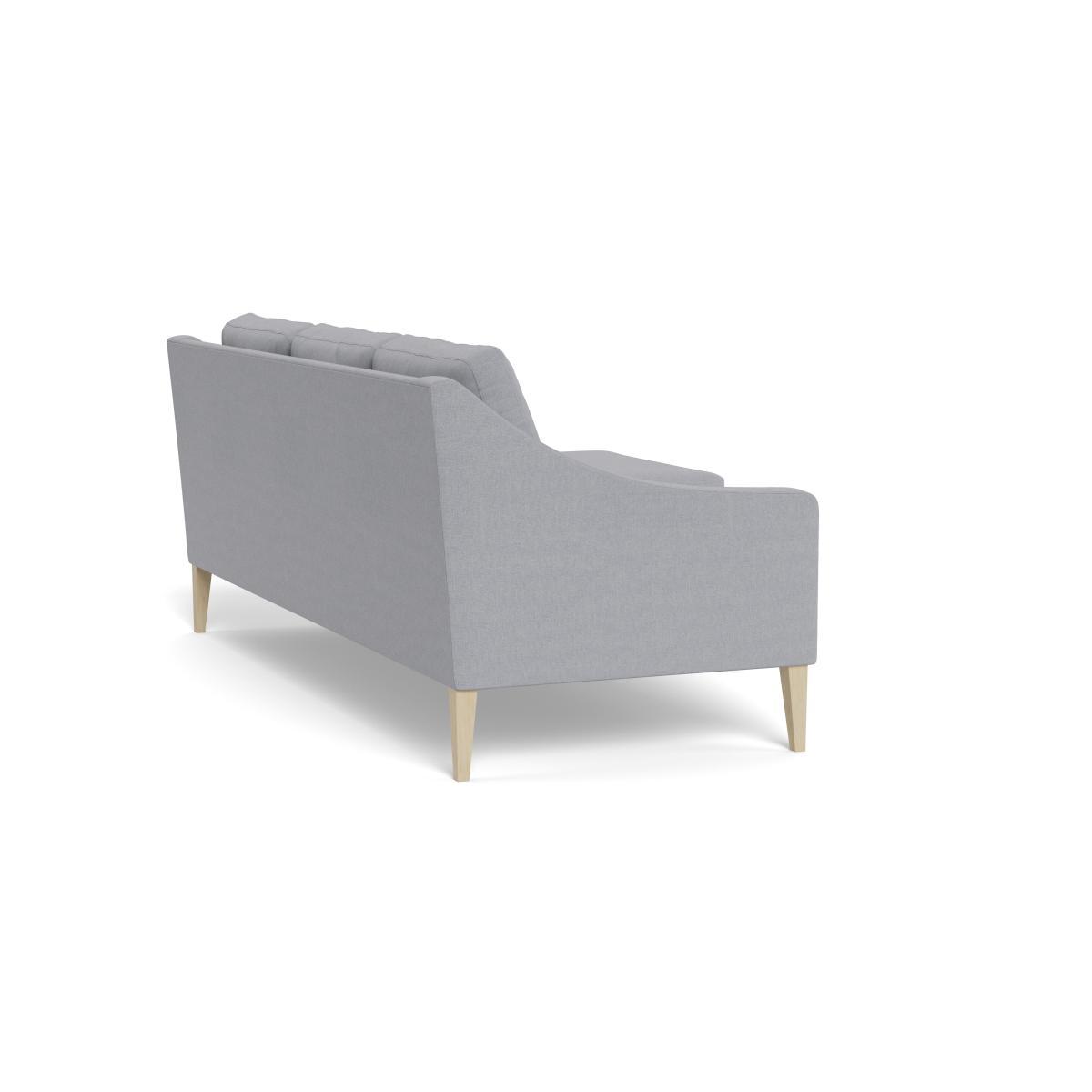 Heal's Richmond Corner Chaise Sofa Brushed Cotton Pewter Natural Feet - Heal's UK Furniture – image 4
