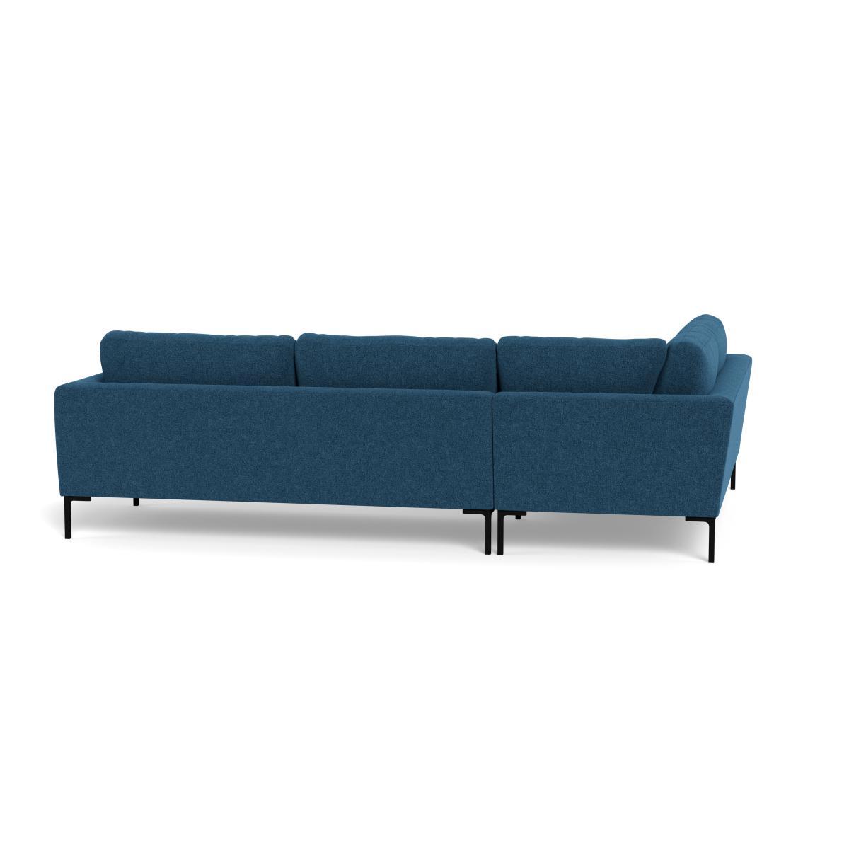 Heal's Eton Left Hand Facing Corner Sofa Texture Ink Black Feet - Heal's UK Furniture – image 5