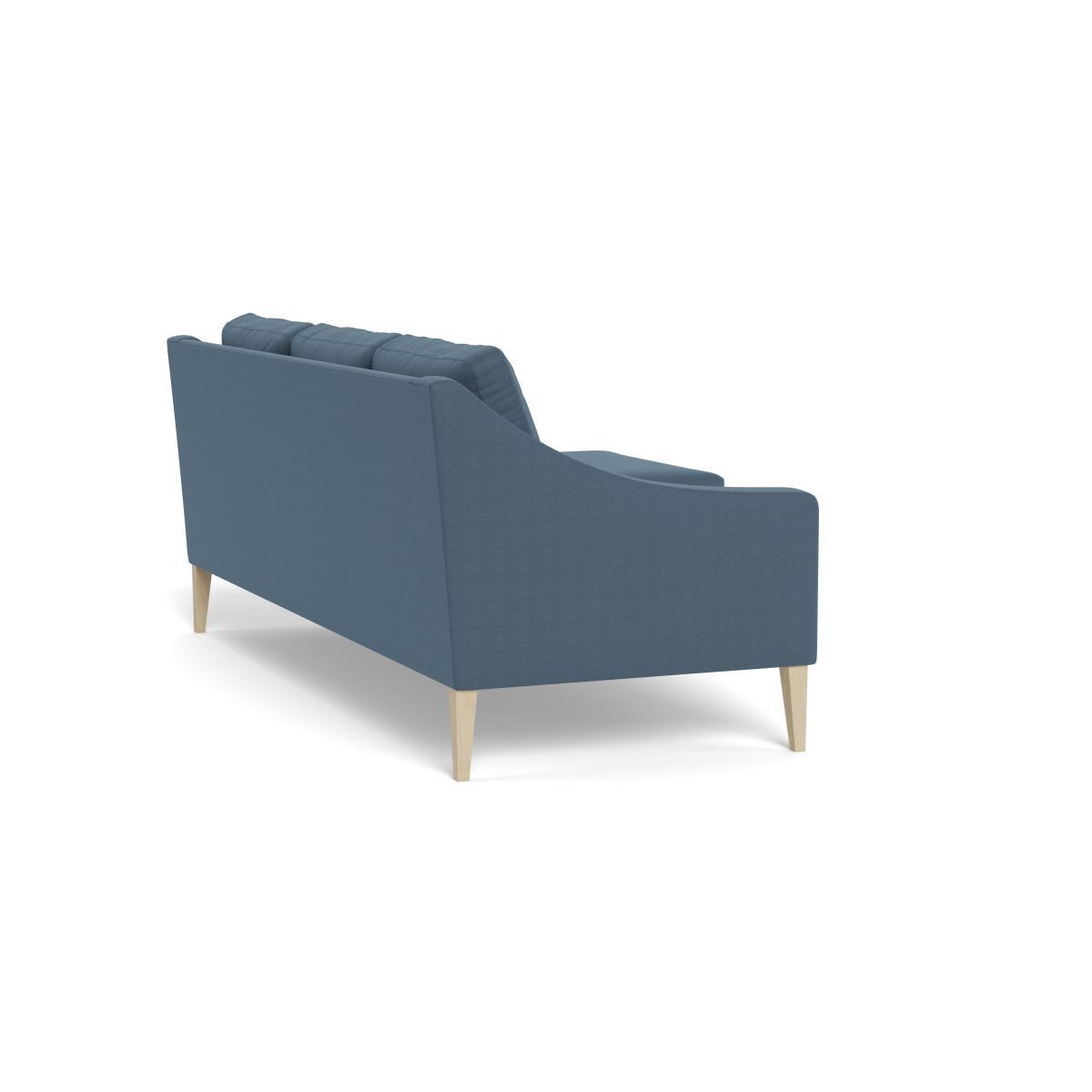 Heal's Richmond Corner Chaise Sofa Capelo LinenCotton Mineral Black Feet - Heal's UK Furniture – image 4