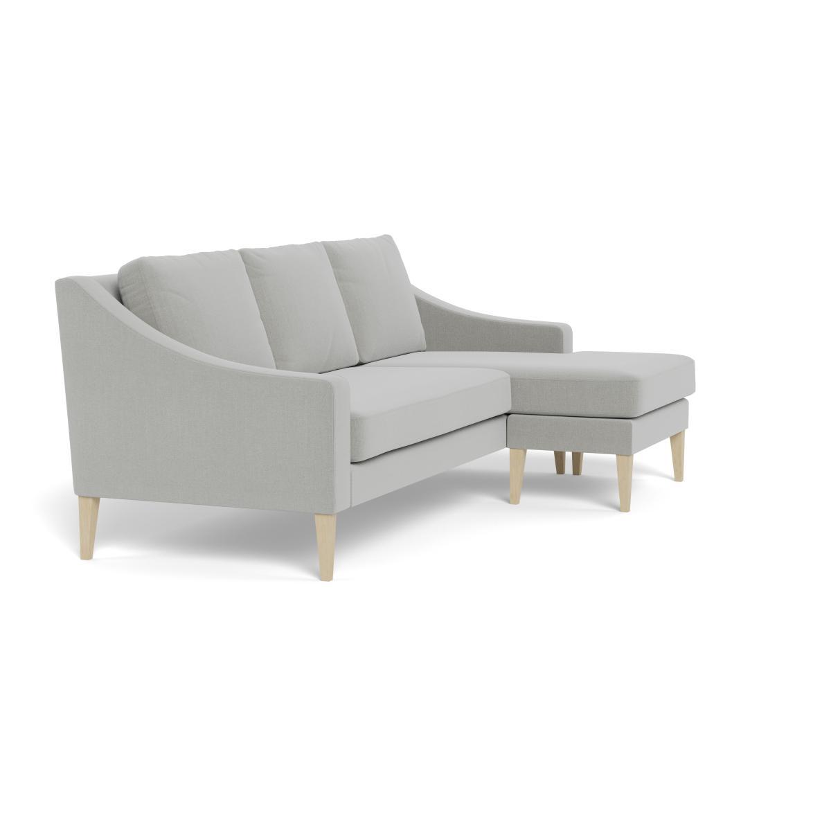 Heal's Richmond Corner Chaise Sofa Textured Boucle Fern Black Feet - Heal's UK Furniture – image 2