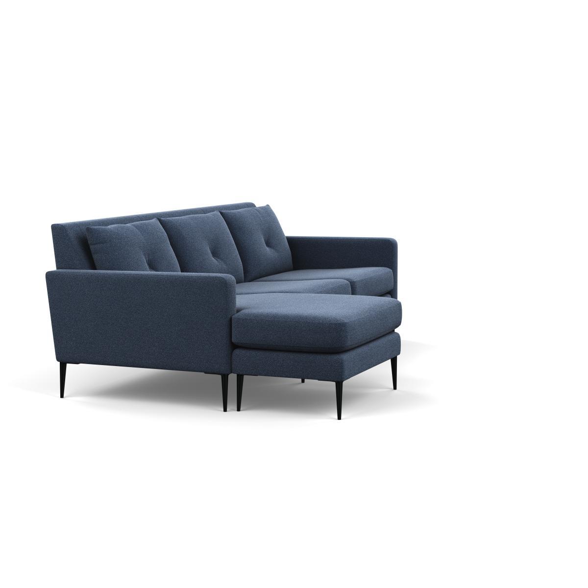 Heal's Brunel Large Corner Chaise Boucle Steel - Heal's UK Furniture – image 2