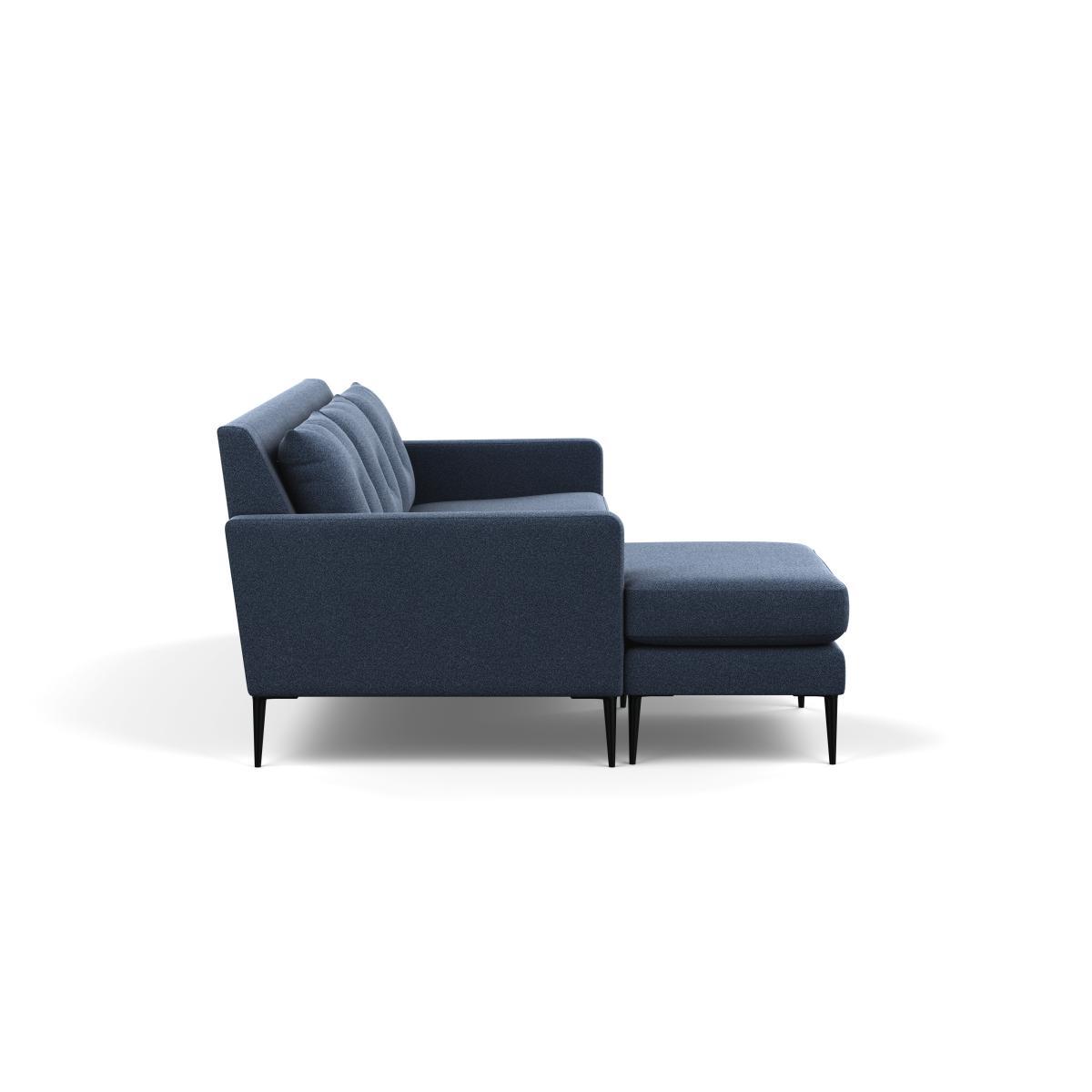 Heal's Brunel Large Corner Chaise Boucle Steel - Heal's UK Furniture – image 3