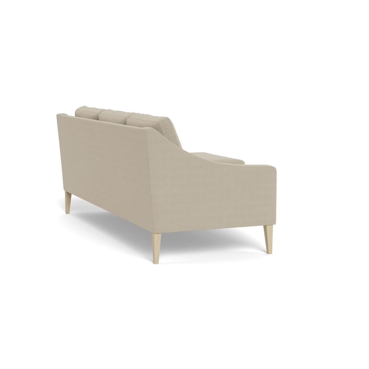 Heal's Richmond Corner Chaise Sofa Linen Hessian Natural Ash Feet - Heal's UK Furniture – image 4