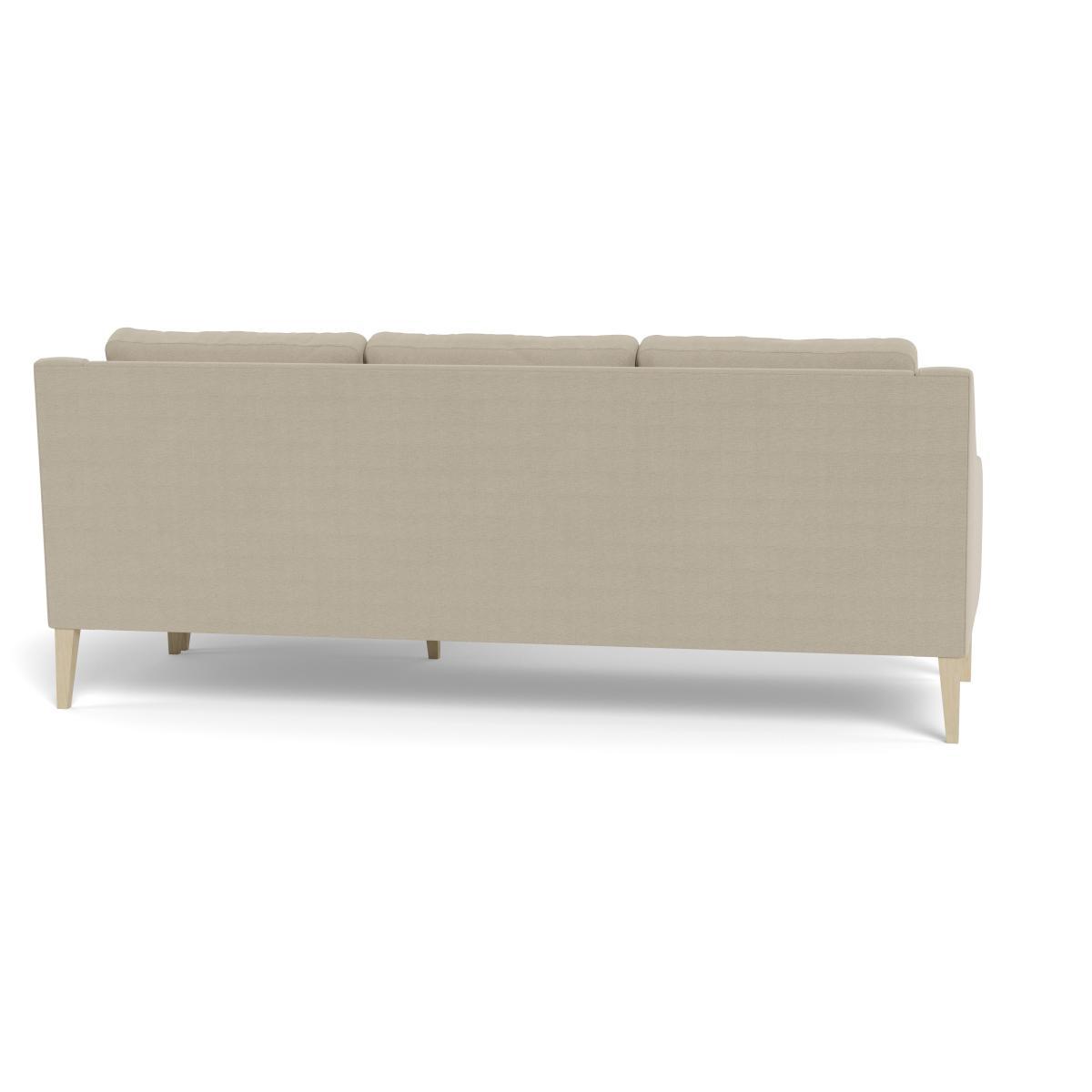 Heal's Richmond Corner Chaise Sofa Linen Hessian Natural Ash Feet - Heal's UK Furniture – image 5