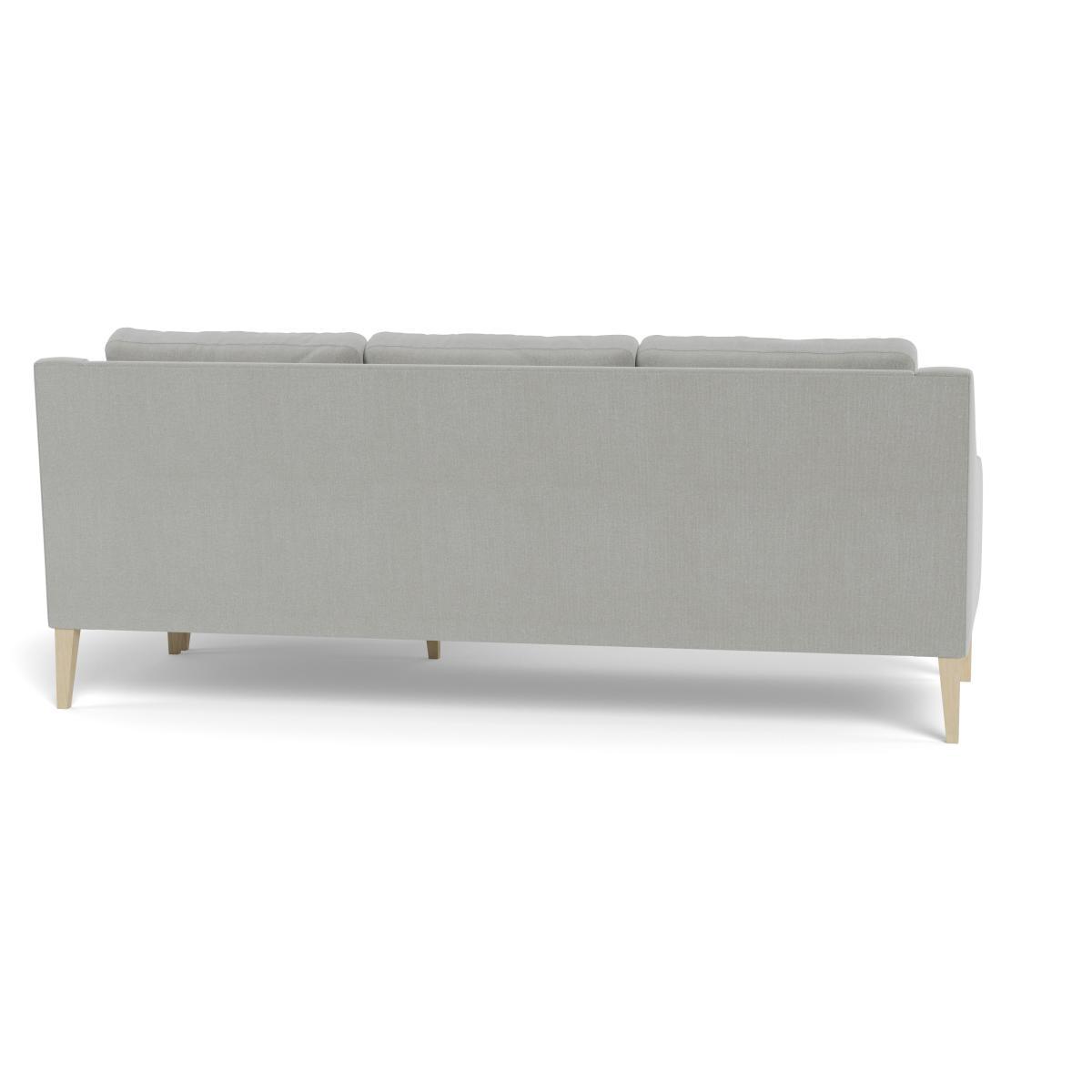Heal's Richmond Corner Chaise Sofa Textured Boucle Indigo Natural Feet - Heal's UK Furniture – image 5