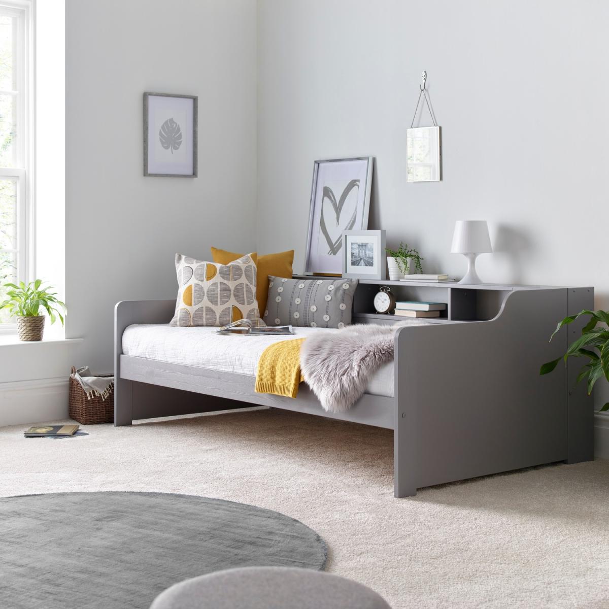 Tyler Grey Guest Bed And Trundle - Grey / Bunk Bed and Orthopaedic Mattresses – image 4