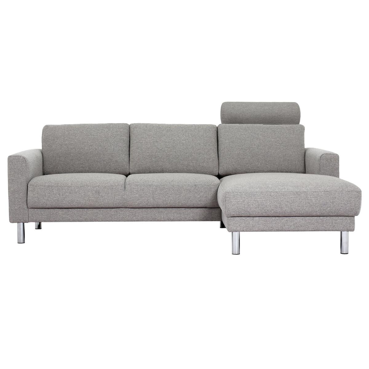 Cleveland Chaise Lounge Sofa - Light Grey / Right-hand – image 4