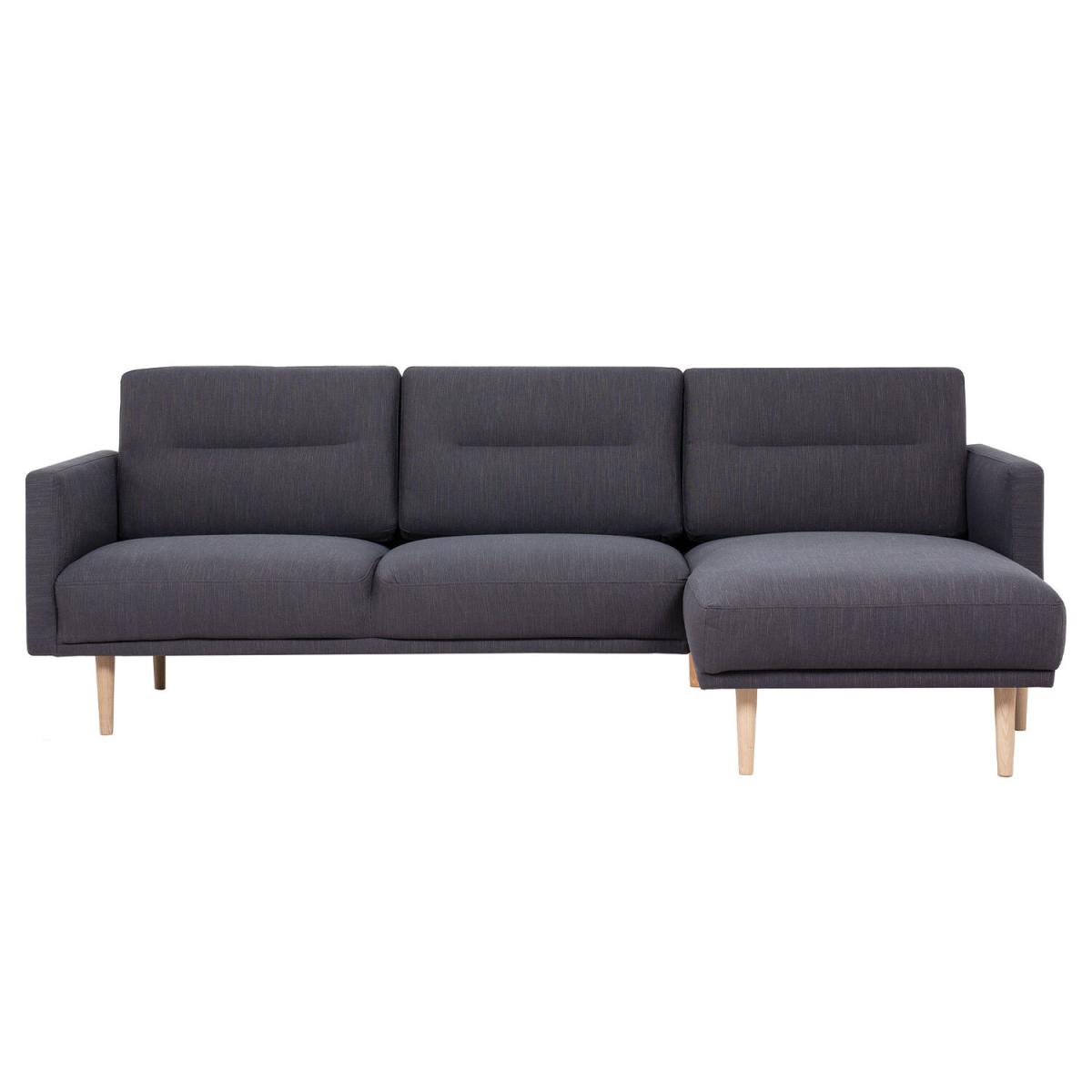 Larvik Chaiselongue Oak Leg Sofa - Anthracite / Right-hand – image 2