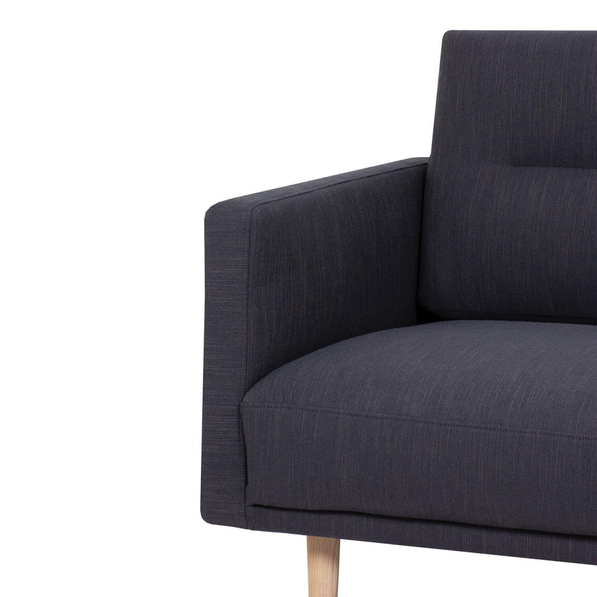 Larvik Chaiselongue Oak Leg Sofa - Anthracite / Right-hand – image 6