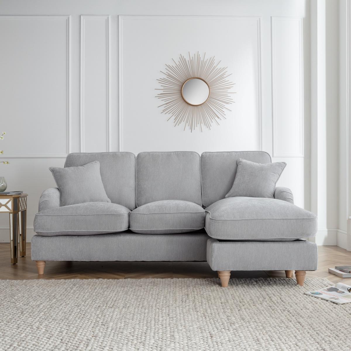 The Eva Right Hand Chaise - Ice – image 1