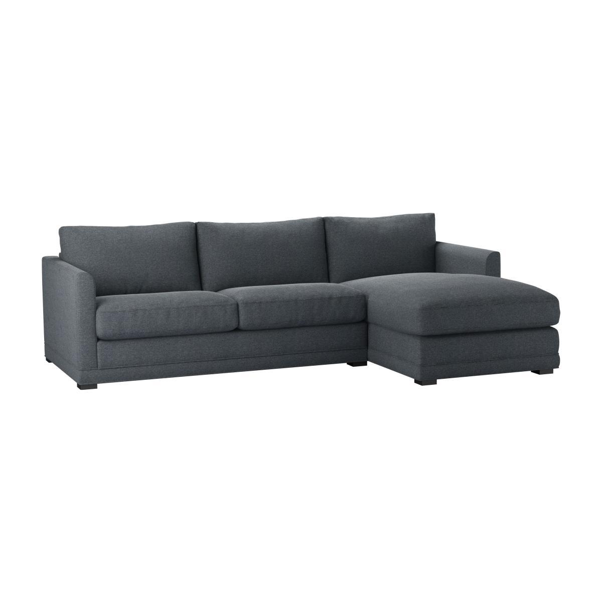 Aissa Medium RHF Chaise Sofa in Metropolitan Quartz - sofa.com