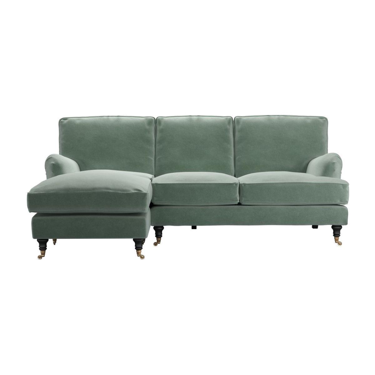 Bluebell LHF Chaise Sofa in Sage Smart Velvet - sofa.com – image 1