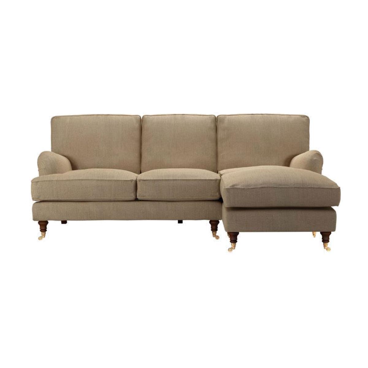 Bluebell RHF Chaise Sofa in Flax Pure Belgian Linen - sofa.com – image 1