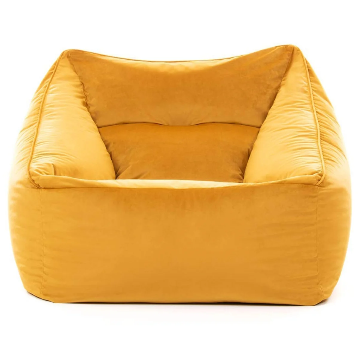 Icon Natalia Velvet Bean Bag Armchair - Navy Blue – image 3