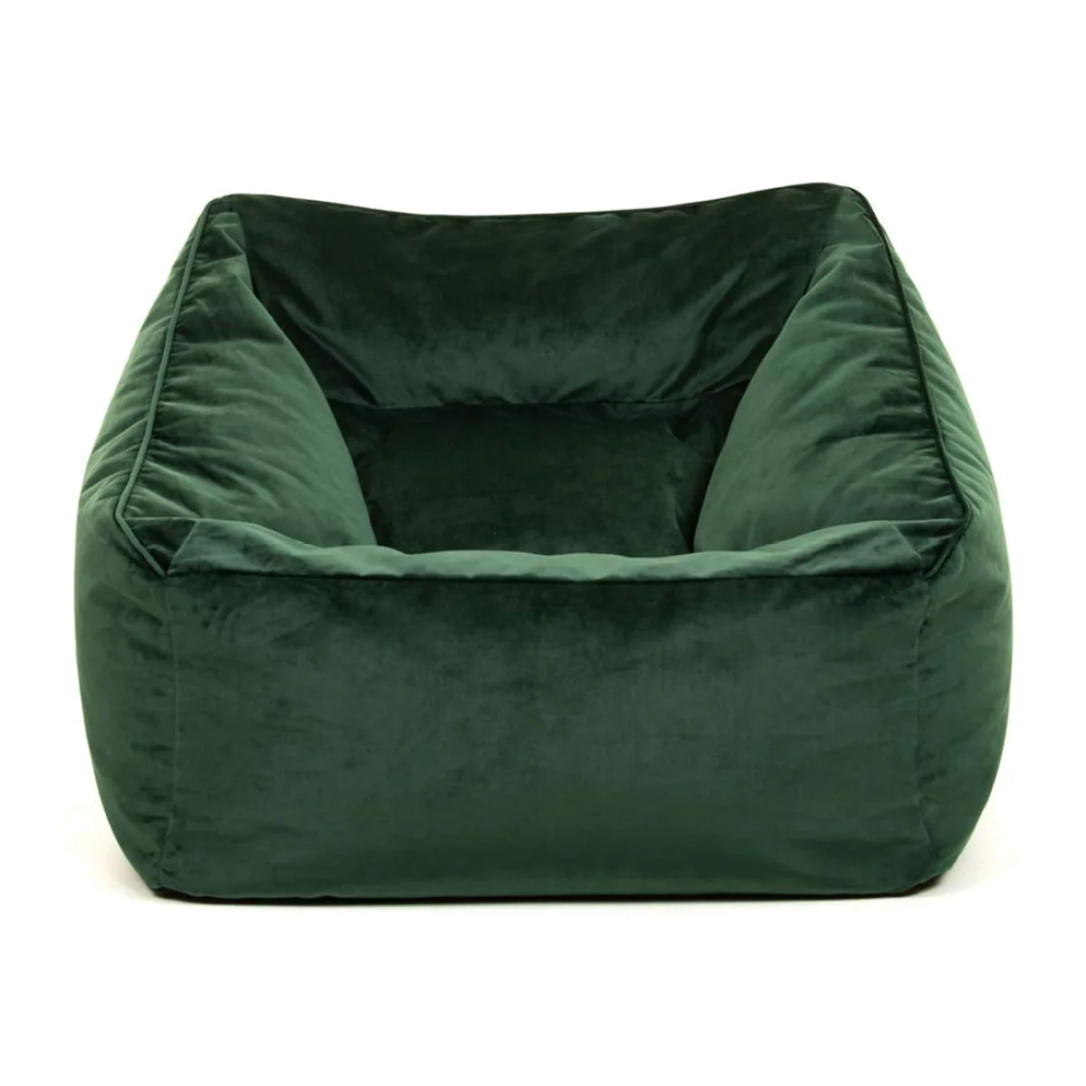 Icon Natalia Velvet Bean Bag Armchair - Navy Blue – image 1
