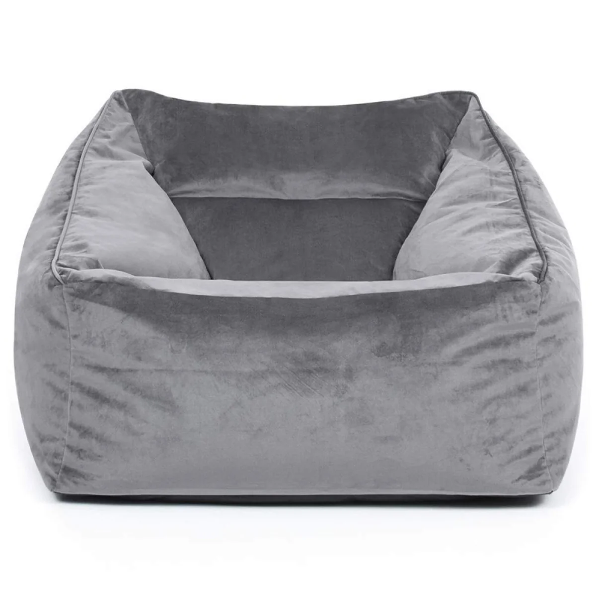 Icon Natalia Velvet Bean Bag Armchair - Ochre Yellow – image 2