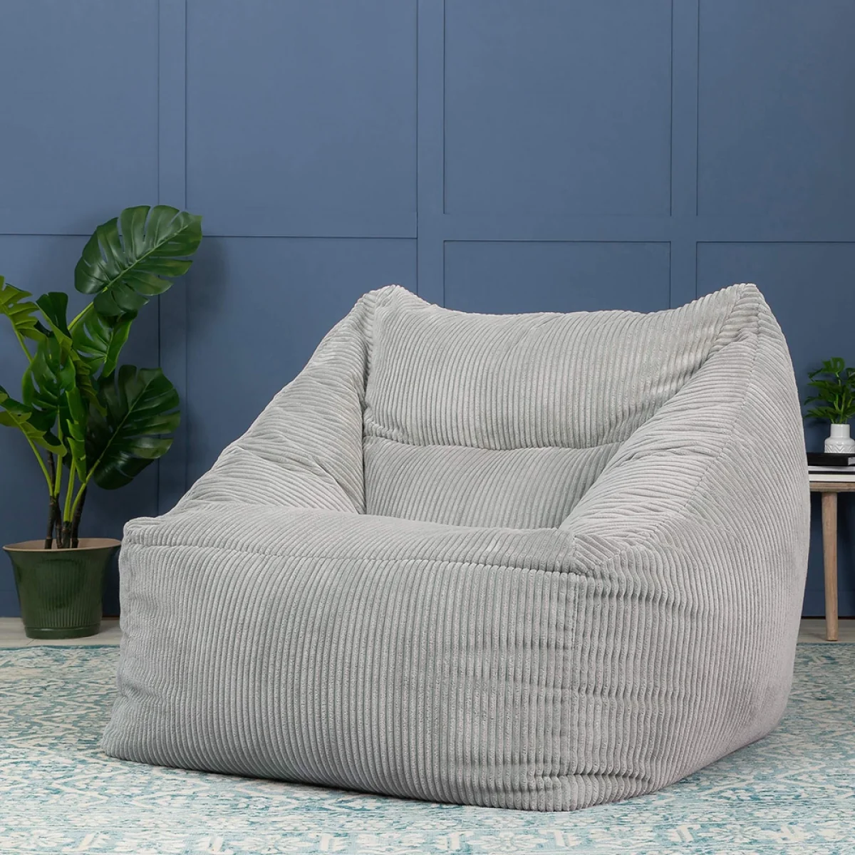 Icon Morgan Cord Bean Bag Armchair - Charcoal Grey – image 7