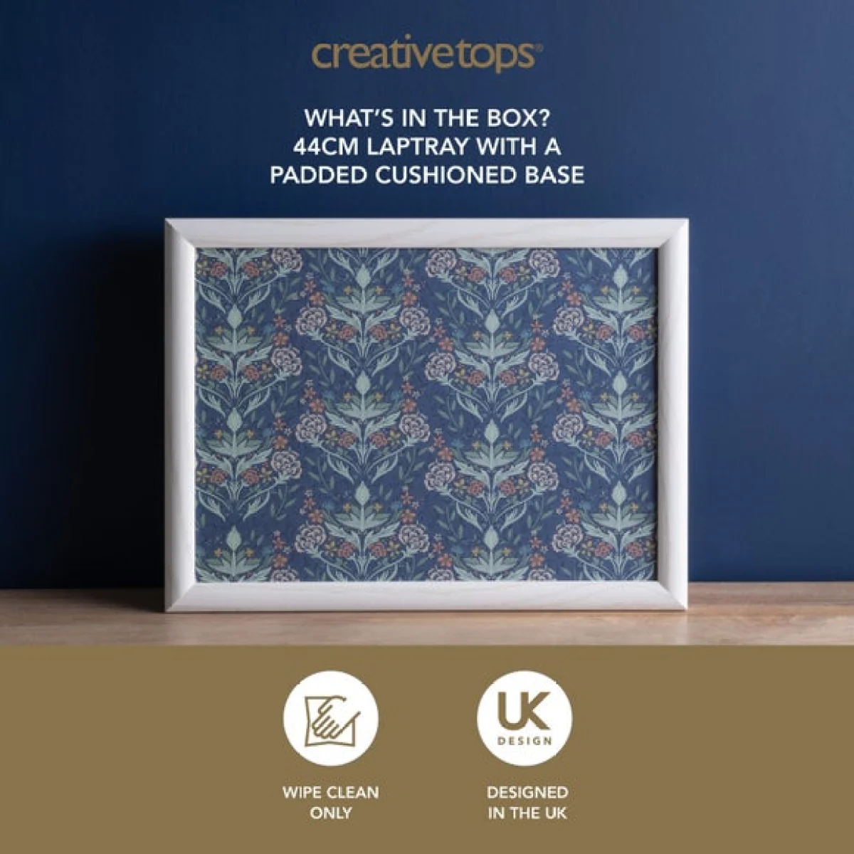 Creative Tops Arts & Crafts Rectangle Bean Bag Cushioned Lap Tray – image 4