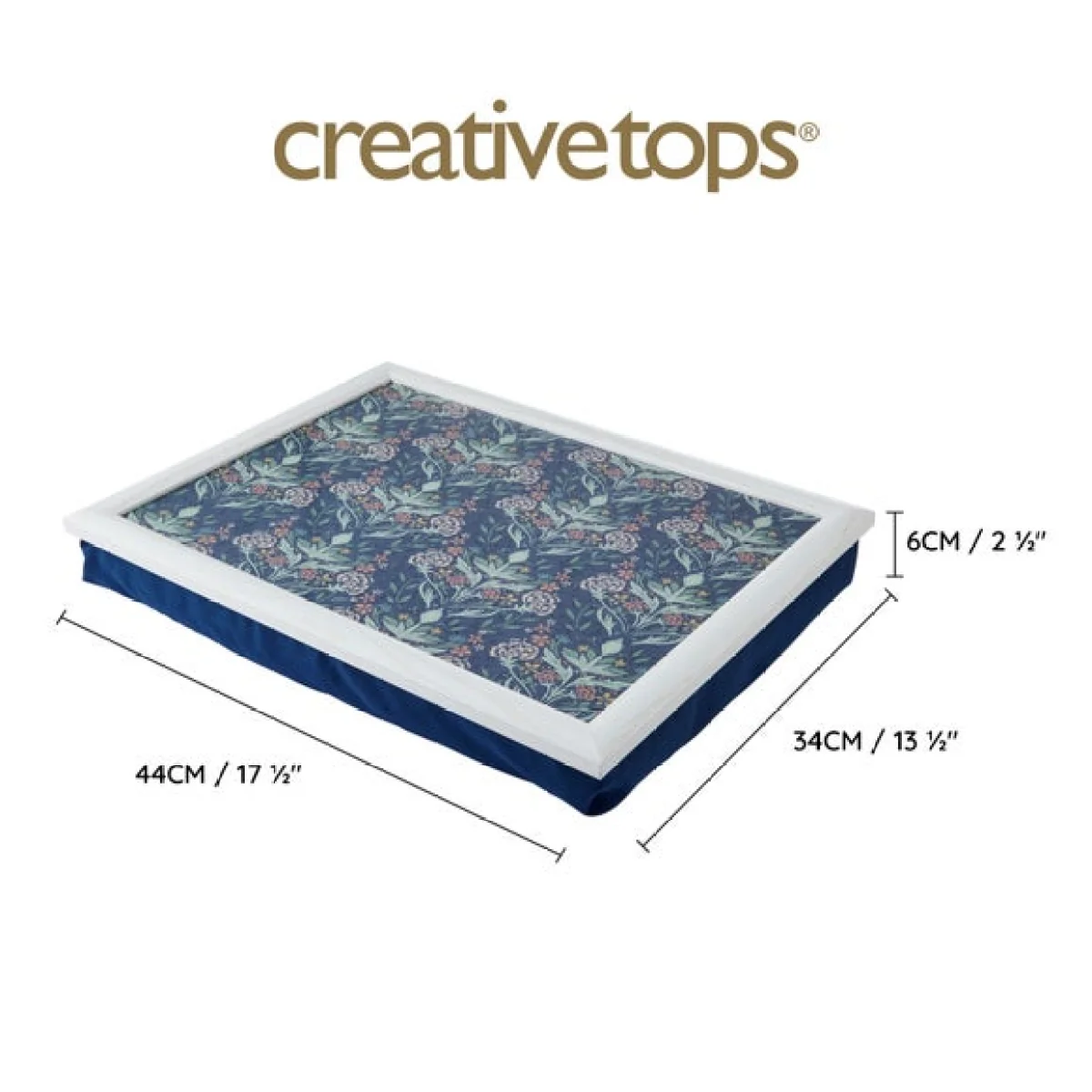 Creative Tops Arts & Crafts Rectangle Bean Bag Cushioned Lap Tray – image 5