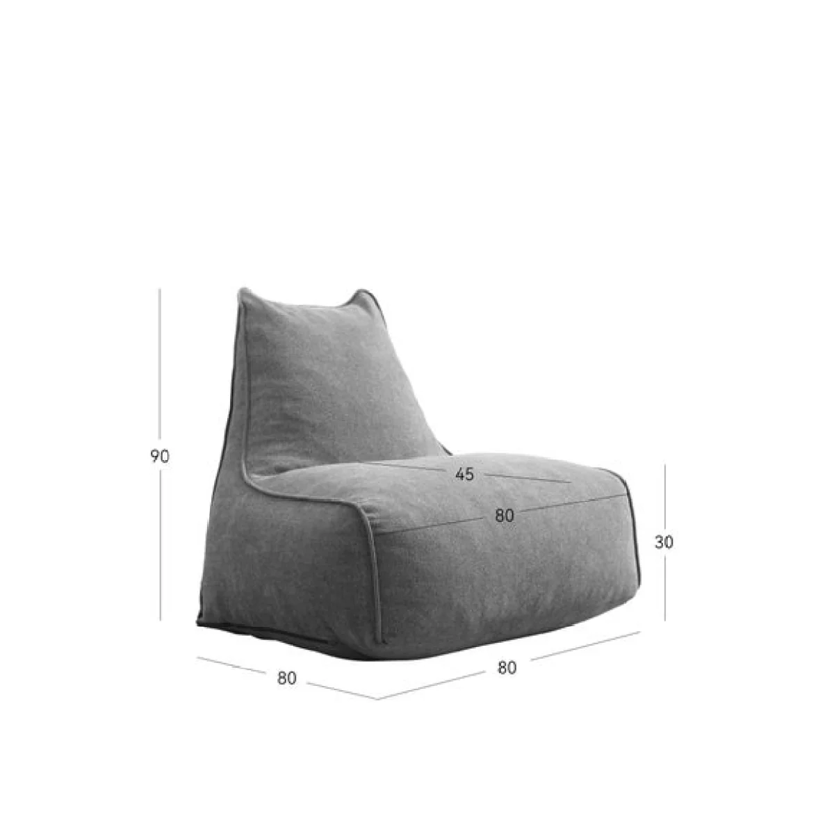 Pearl Lounger Bean Bag Chair – image 2