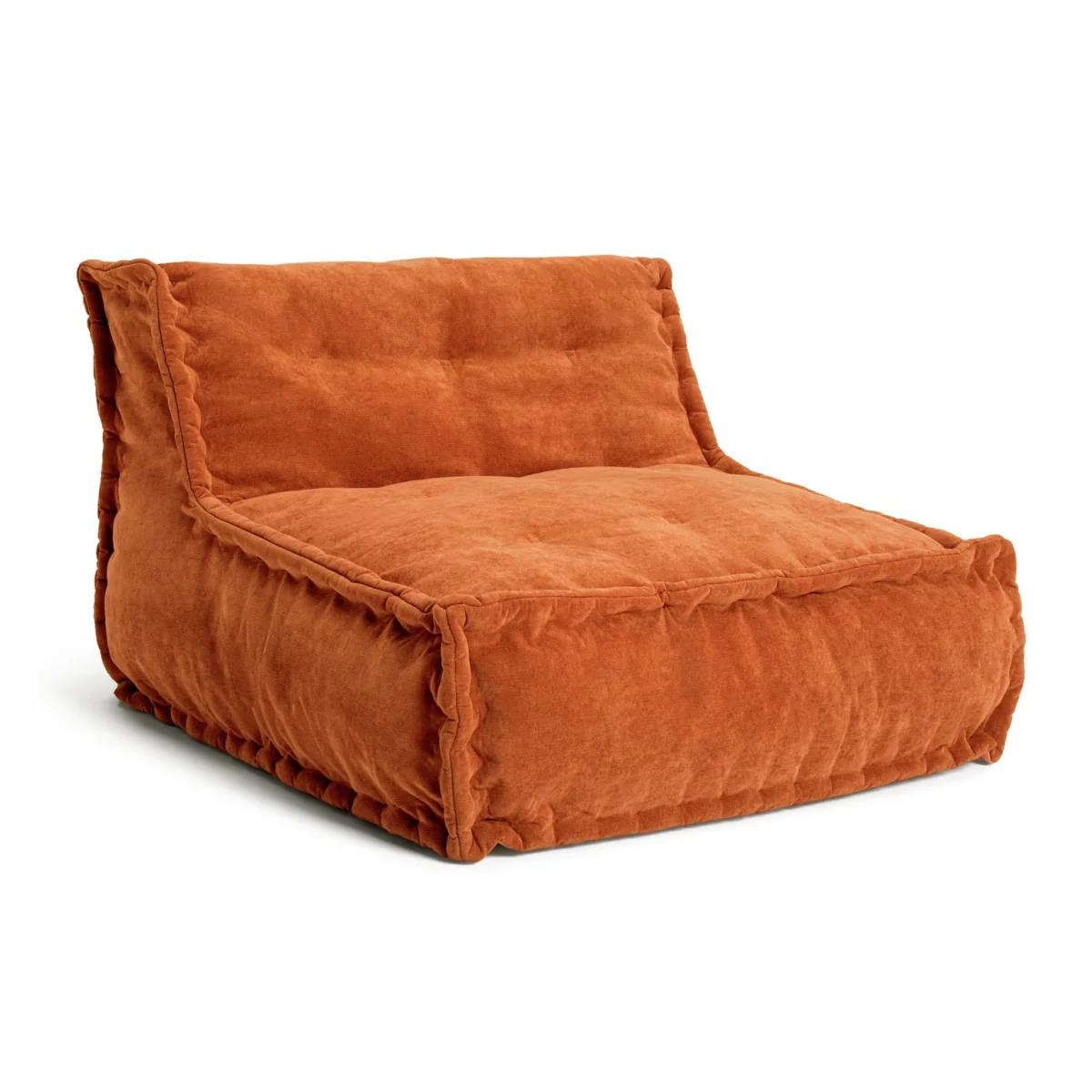 Habitat Estelle Quilted Bean Bag - Rust – image 4
