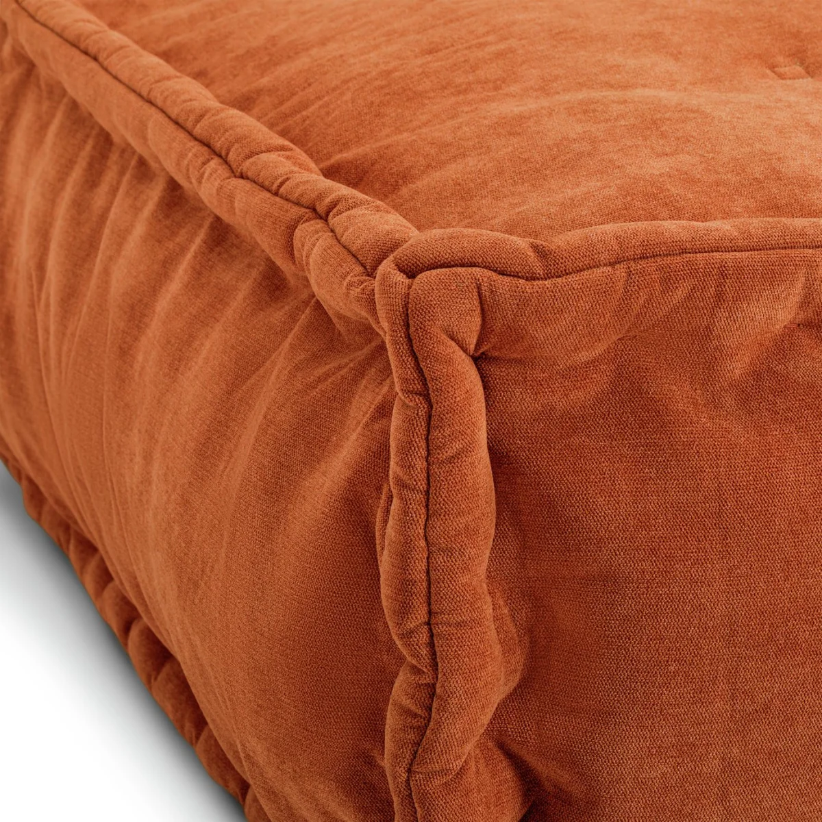 Habitat Estelle Quilted Bean Bag - Rust – image 6
